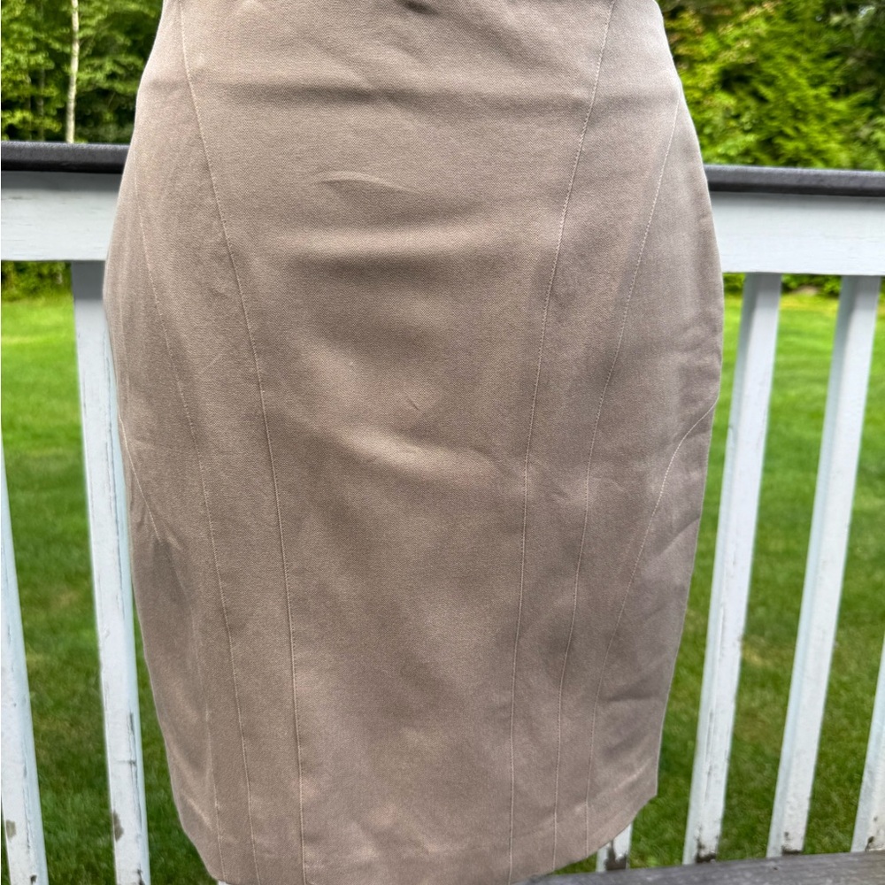 Banana Republic Tan Pencil Skirt for Work